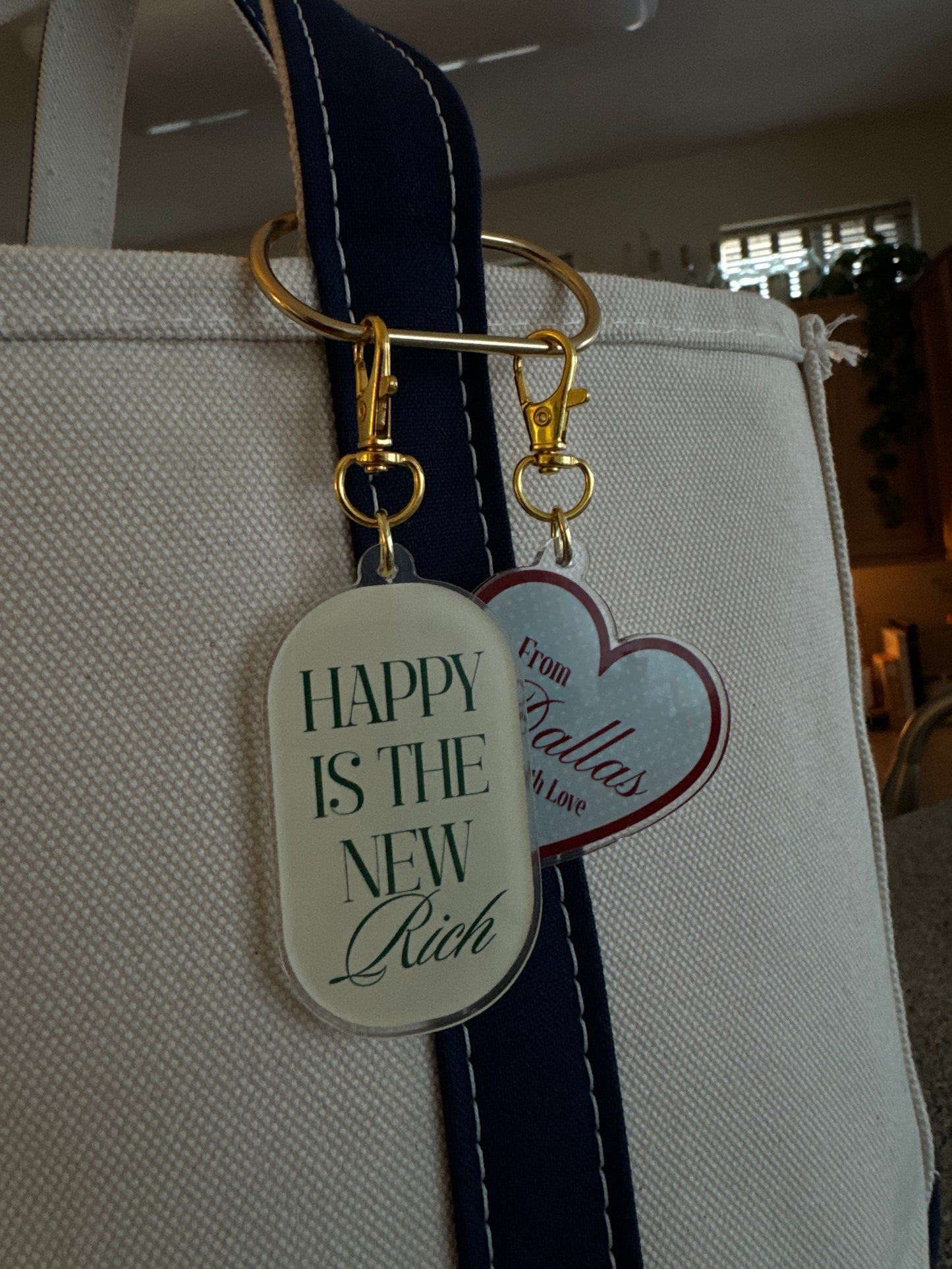 From Dallas With Love Bag Tag
